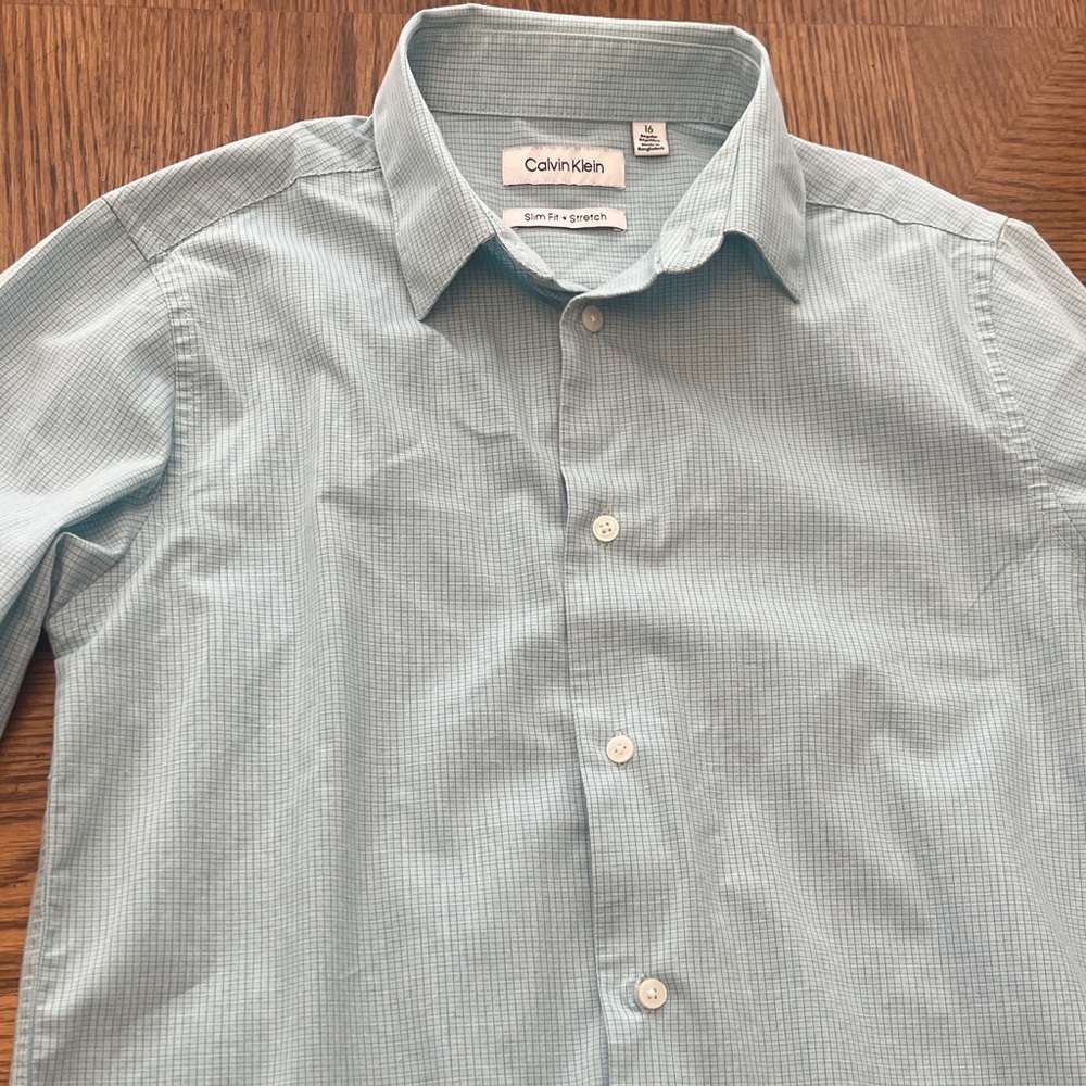 Calvin Klein Men's Light Blue Shirt